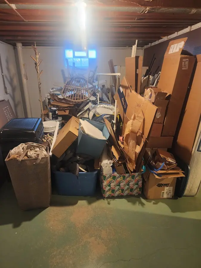 Roll-off dumpster container at job site for Concrete Dumpster Rental in Kingfisher